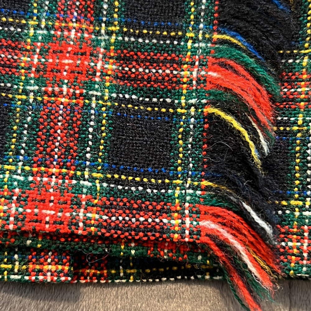 Wool plaid Scottish style kilt